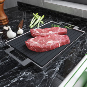 best way to defrost steak ? Try an aluminum food defrosting plate插图