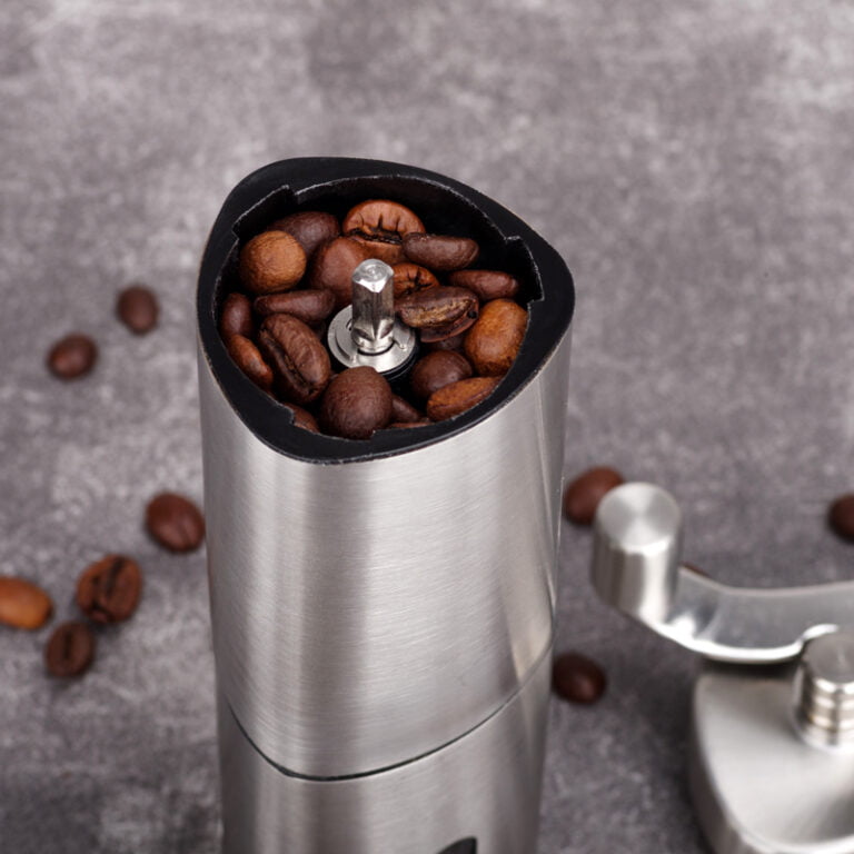 What are the advantages of a manual coffee grinder over a electric grinder?